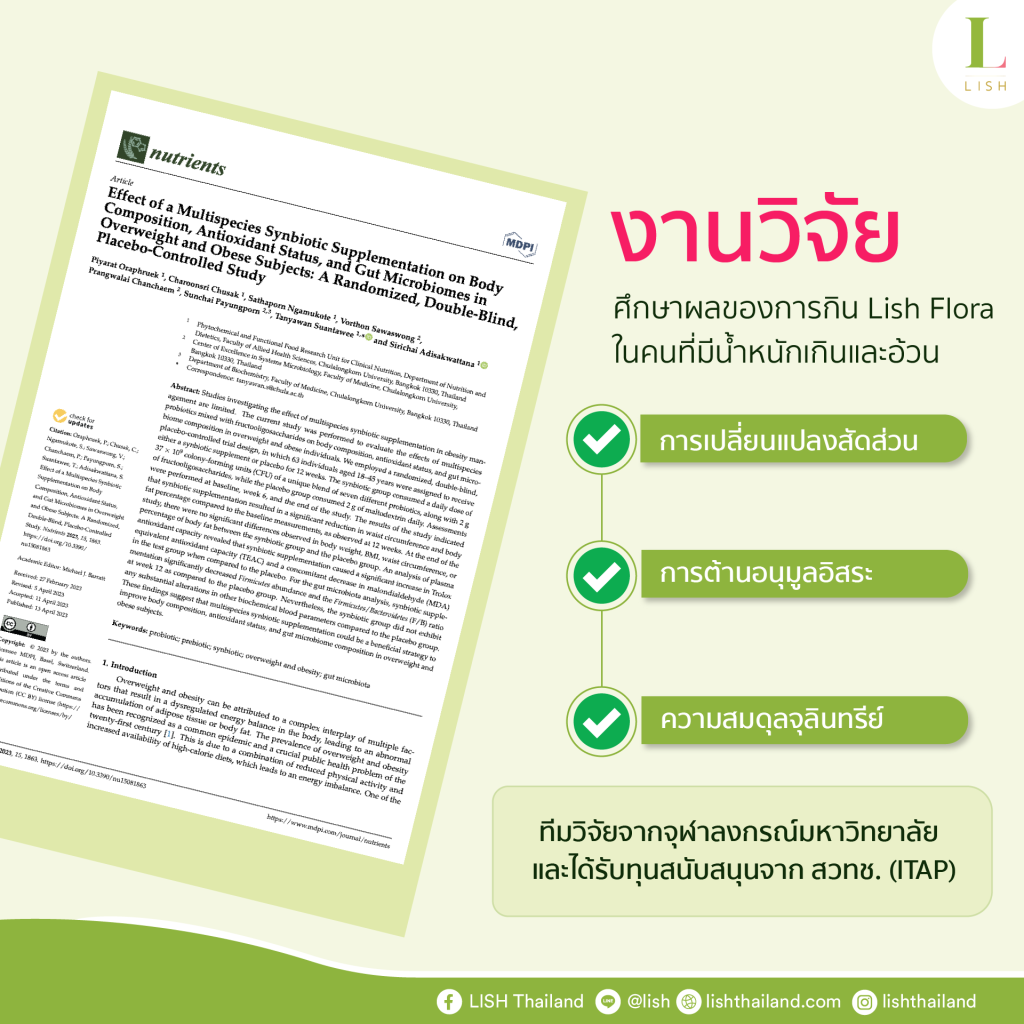 งานวิจัย Lish Flora